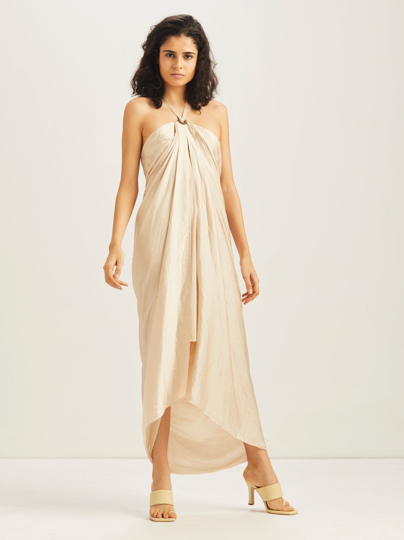 Girlfriend Sarong Dress - Champagne – GUAPA